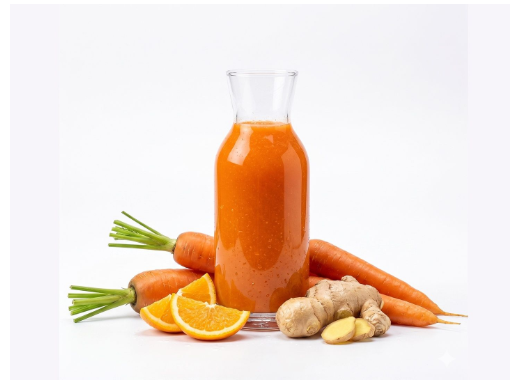 Ginger Carrot Orange Juice